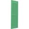 Ekena Millwork 12W x 77H Americraft Two Equal Louver Exterior Real Wood Shutters, Lilly Pads, PR RW101LV12X77LPH - alternate 5